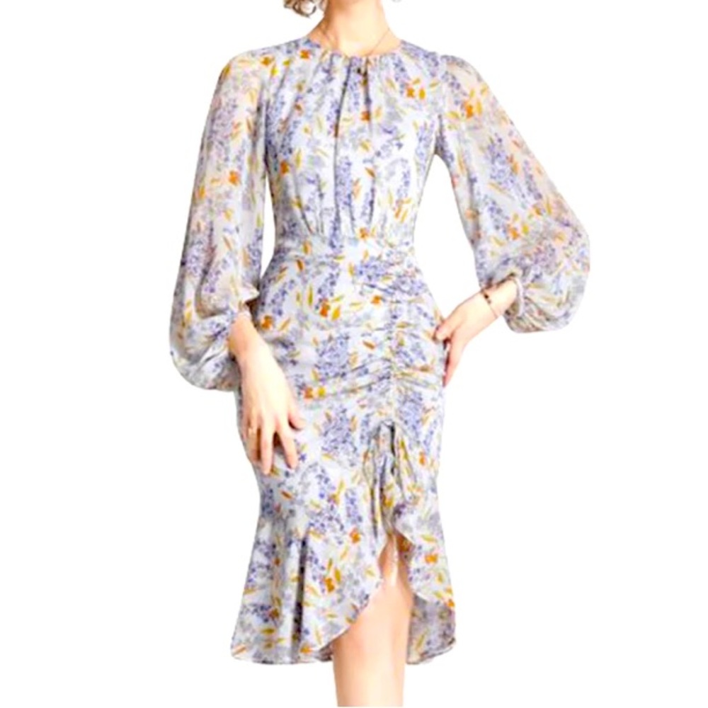 Long Sleeve asymmetrical o.p.t dress.